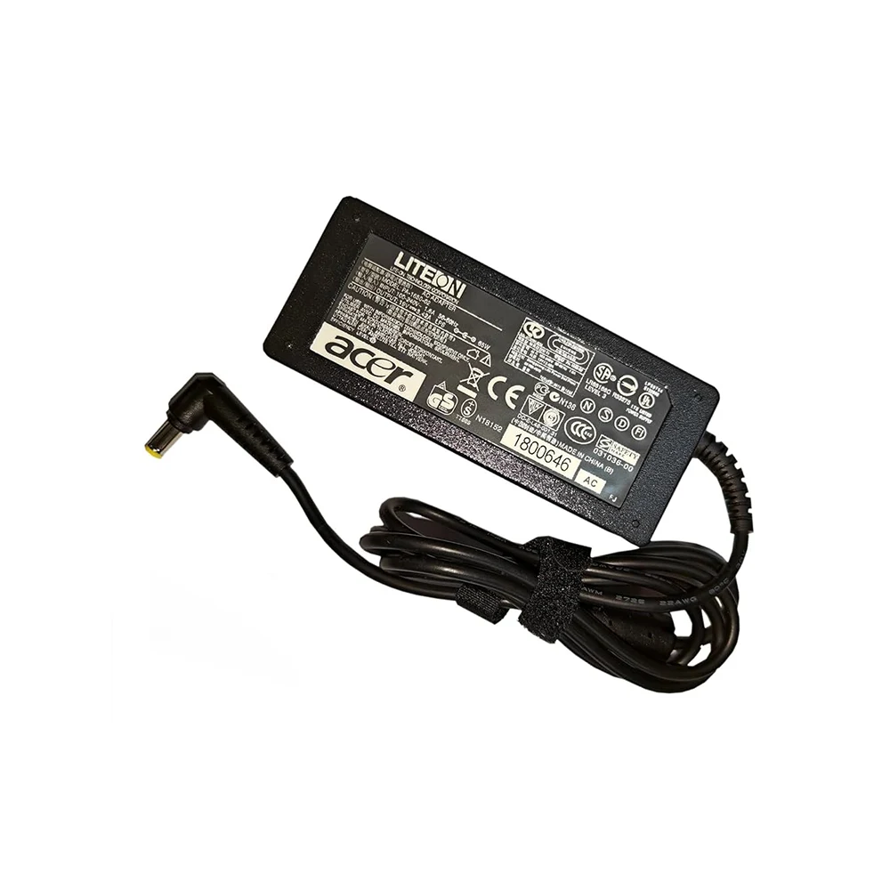 Acer Original Laptop Adapter 65w | 19v/3.42a | 5.5mm x 1.7mm view 3